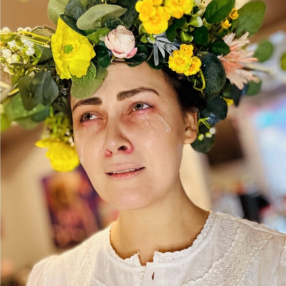 Midsommar Inspired, Custom Handmade Floral Headpiece